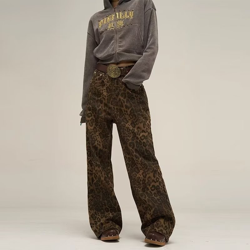 Zoë Luipaard Jeans