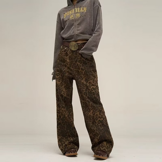 Zoë Luipaard Jeans